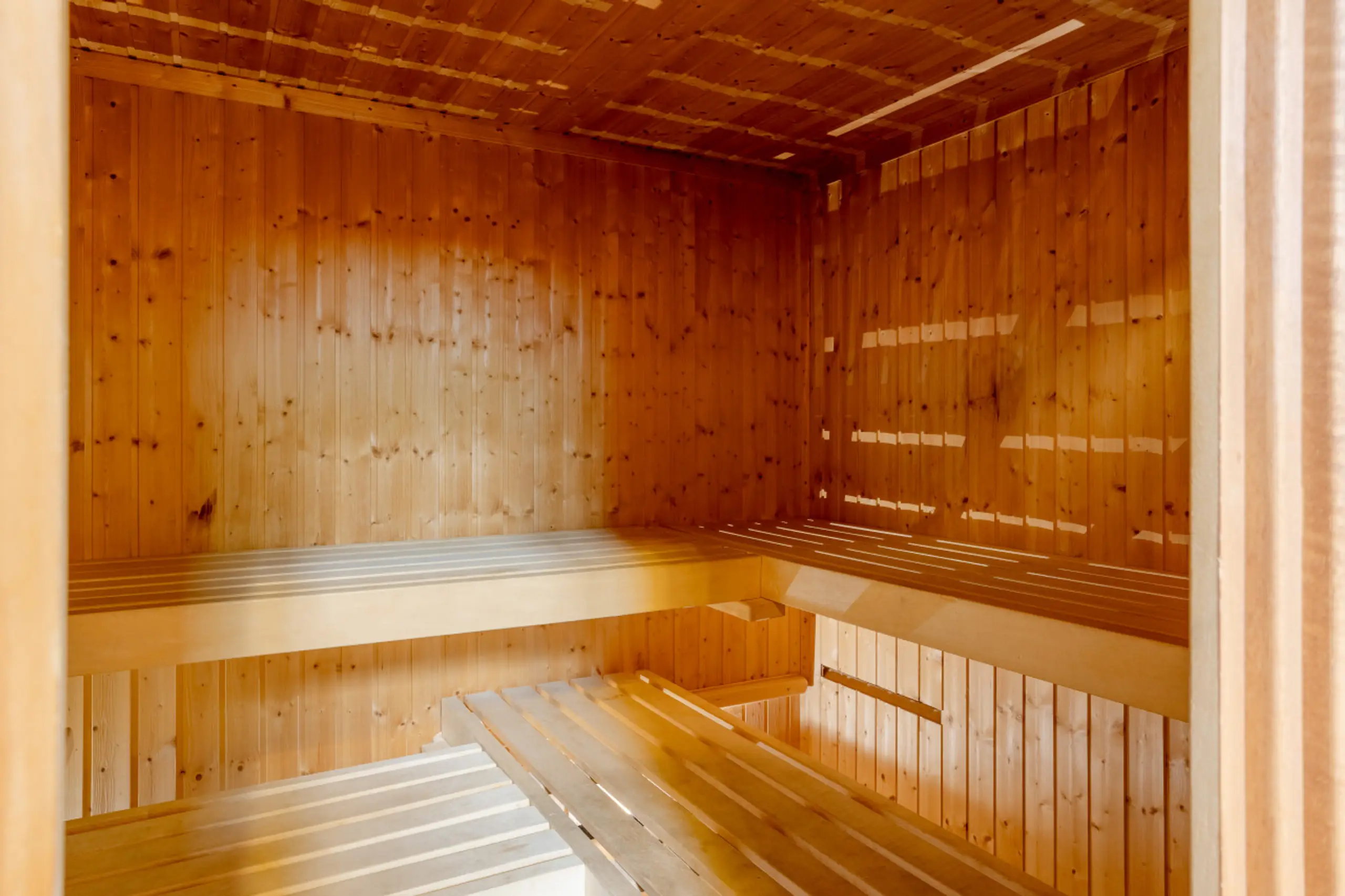 Die Sauna der Landhausvilla